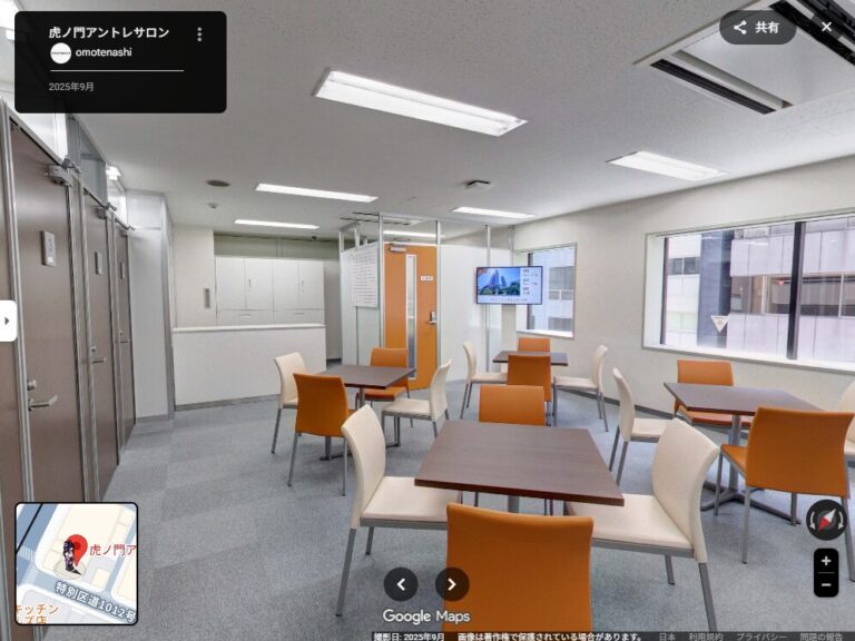 東京都港区の虎ノ門アントレサロン様の店内画像